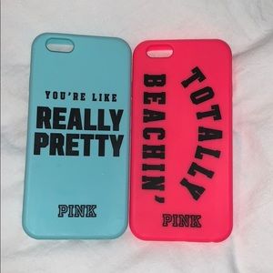 Phones cases from pink